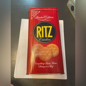 Limited Edition Ritz Crackers Tin vintage